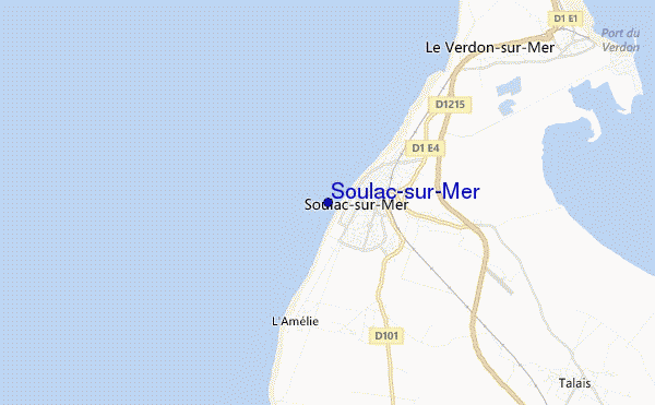 Soulac-sur-Mer location map