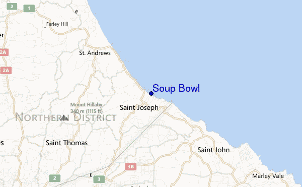 Soup Bowl location map