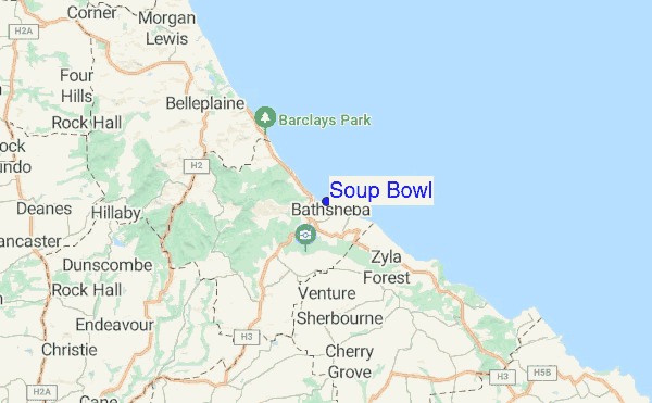 Soup Bowl location map