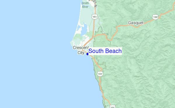 South Beach Location Map