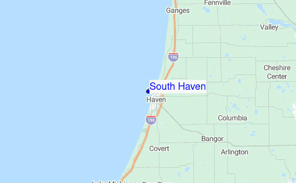 South Haven Location Map