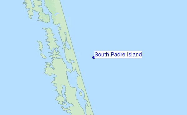 South Padre Island location map