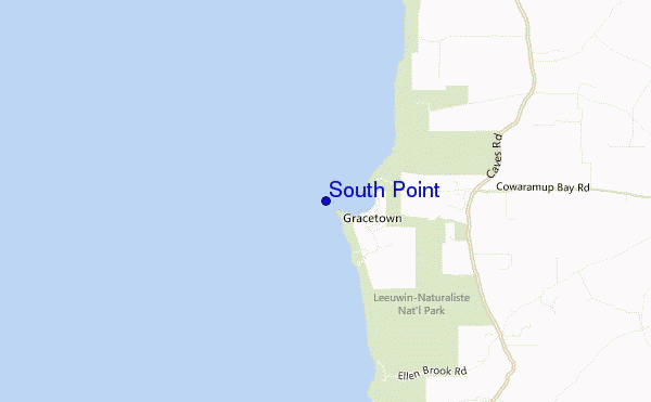 South Point location map