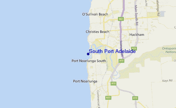 South Port Adelaide location map