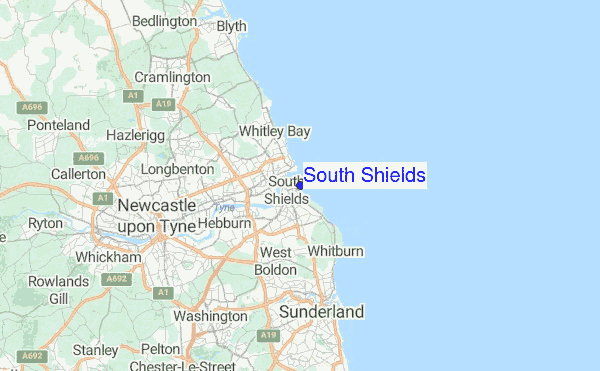 INSTANT DOWNLOAD South Shields United Kingdom City Map Printable South Shields UK Wall Art Digital Print Files M1091 South Shields Map