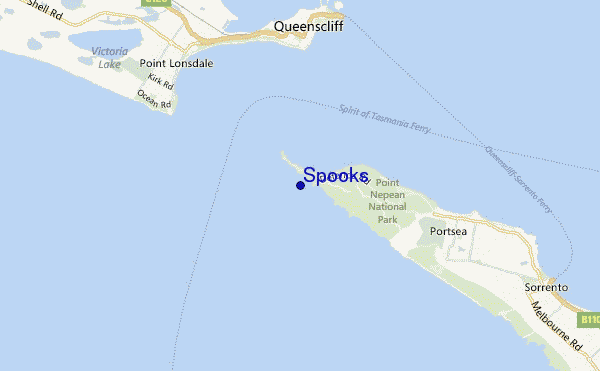 Spooks location map