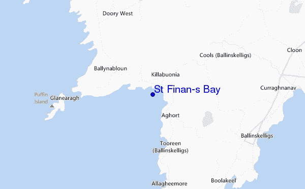 St Finan's Bay location map