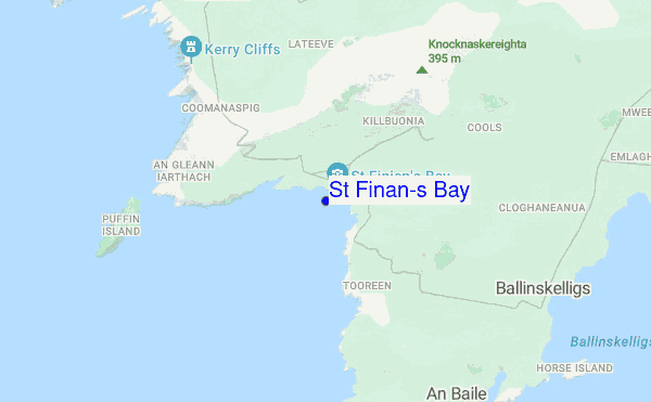 St Finan's Bay location map