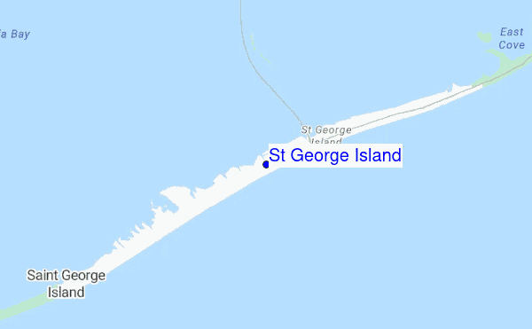 St George Island location map