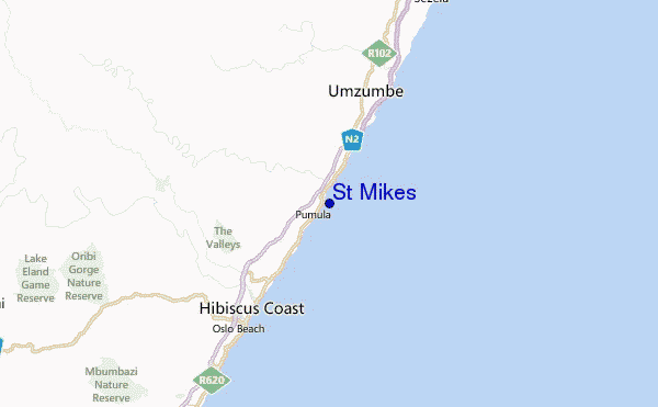St Mikes Location Map