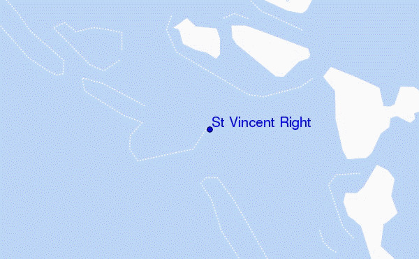 St Vincent Right location map