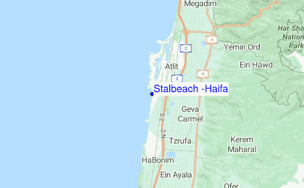 Stalbeach (Haifa) location map