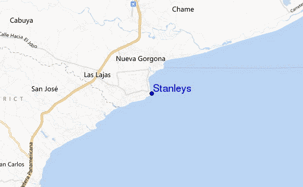 Stanleys location map