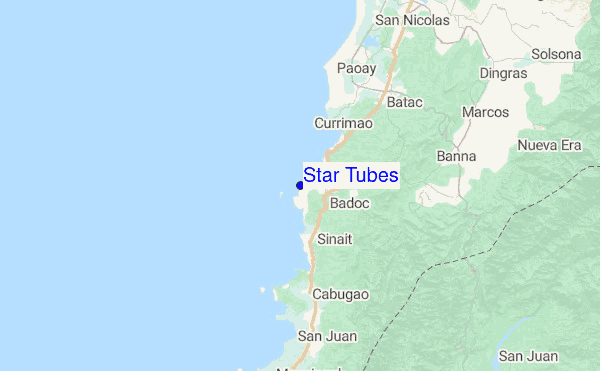 Star Tubes Location Map