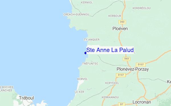 Ste Anne La Palud location map