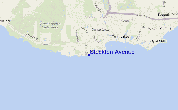 Stockton Avenue location map