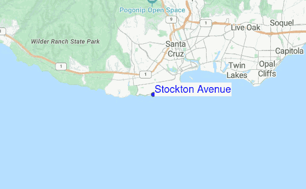 Stockton Avenue location map