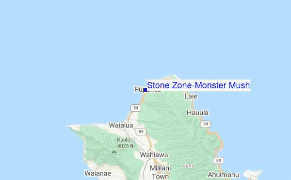 Stone Zone/Monster Mush Location Map