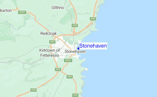 Stonehaven location map