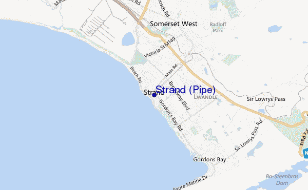 Strand (Pipe) location map