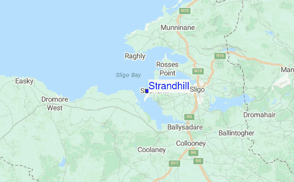 Strandhill Location Map