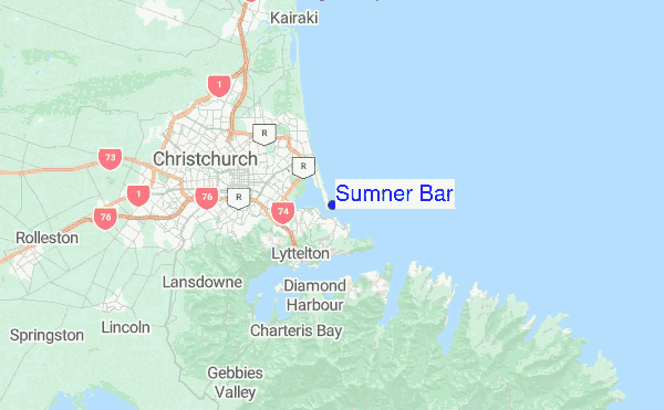Sumner Bar Location Map