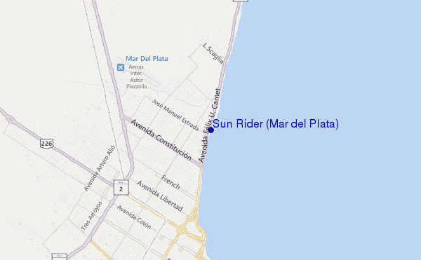 Sun Rider (Mar del Plata) location map