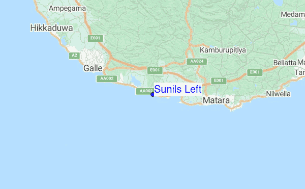 Sunils Left Location Map