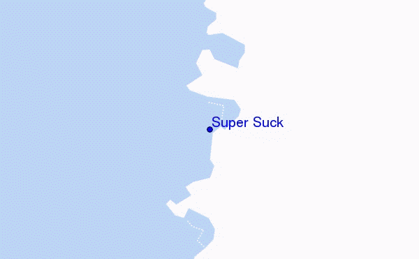 Super Suck location map