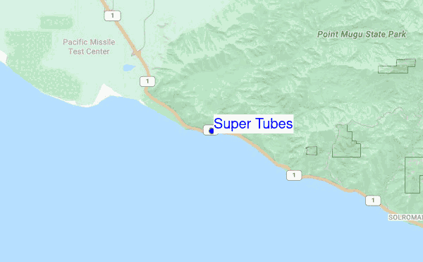 Super Tubes location map