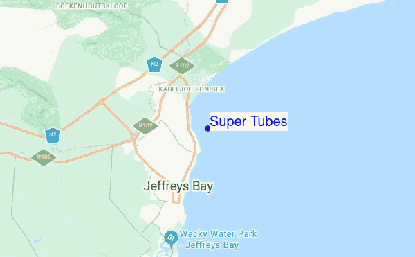 Super Tubes location map