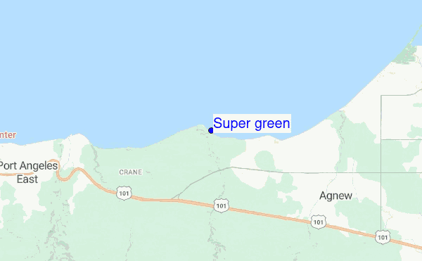 Super green location map