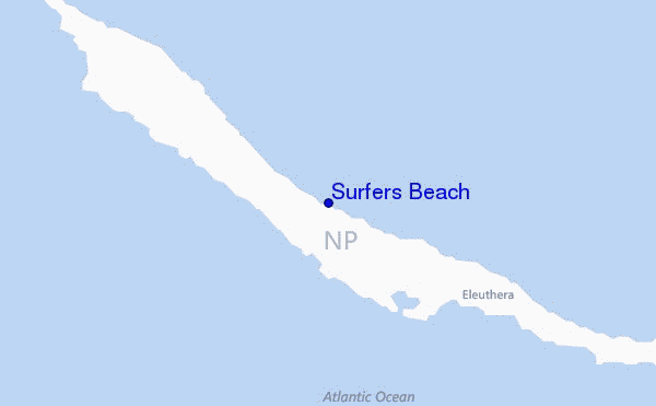 Surfers Beach location map