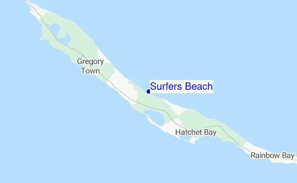 Surfers Beach location map