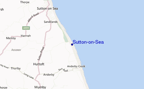 Sutton-on-Sea location map