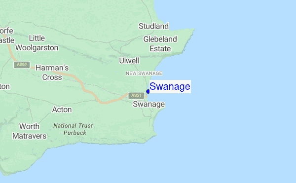 Swanage location map