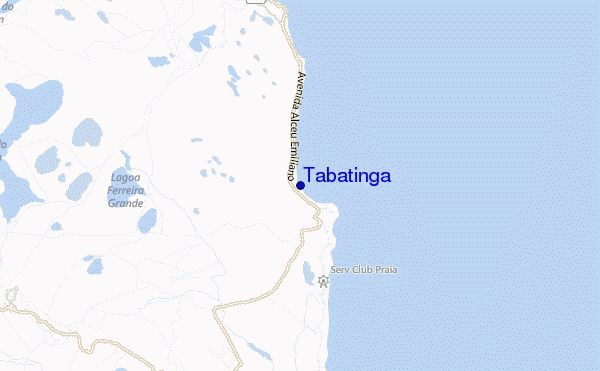 Tabatinga location map