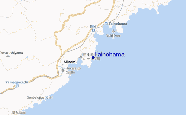 Tainohama location map