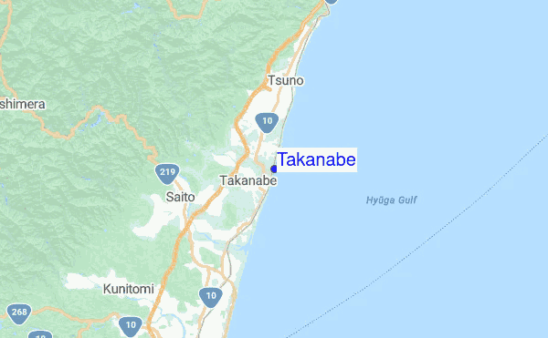 Takanabe Location Map