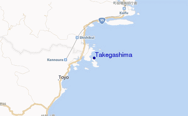 Takegashima location map