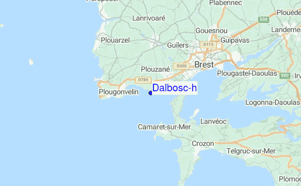 Dalbosc'h Location Map