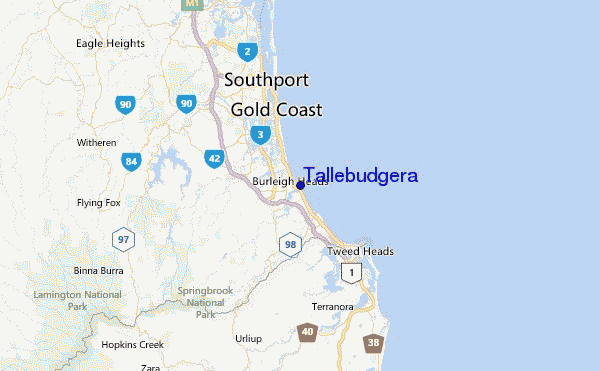 tallebudgera surf forecast and surf reports (qld - gold