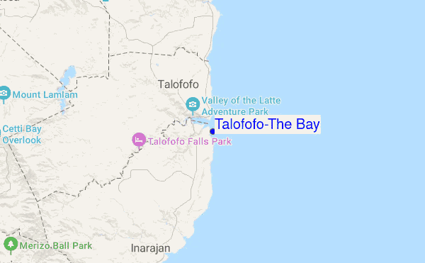 Talofofo/The Bay location map