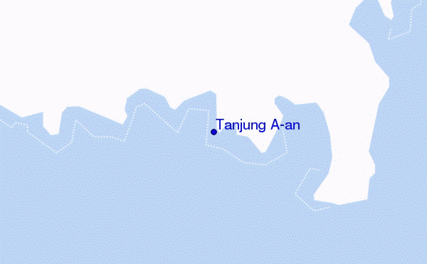 Tanjung A'an location map