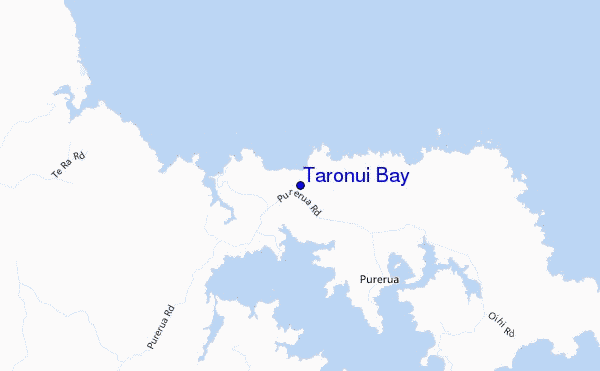 Taronui Bay location map
