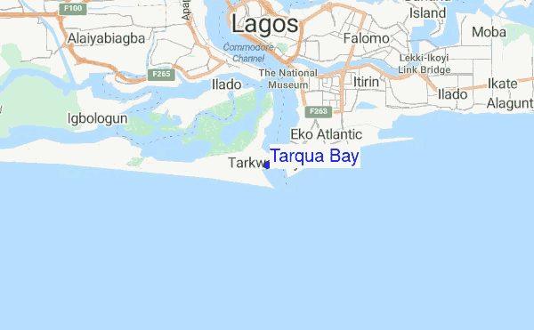 Tarqua Bay location map