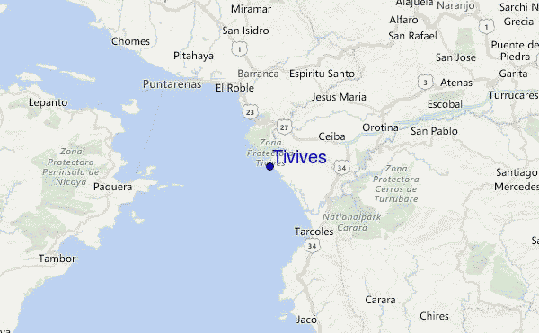 Tivives Location Map