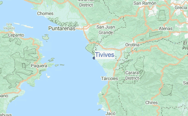 Tivives Location Map