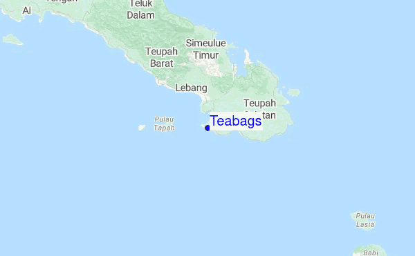 Teabags Location Map