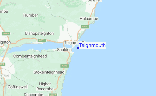 Teignmouth location map